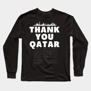 Thank you Qatar, Qatar Long Sleeve T-Shirt